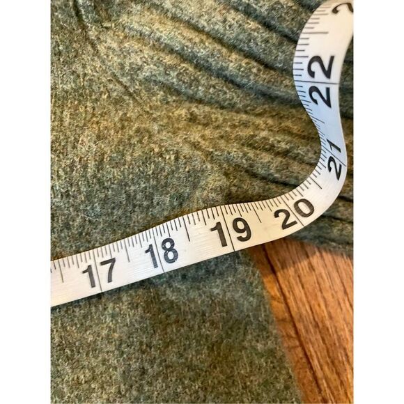 Club room lambs wool Forrest green quarter zip sweater m - Picture 8 of 8